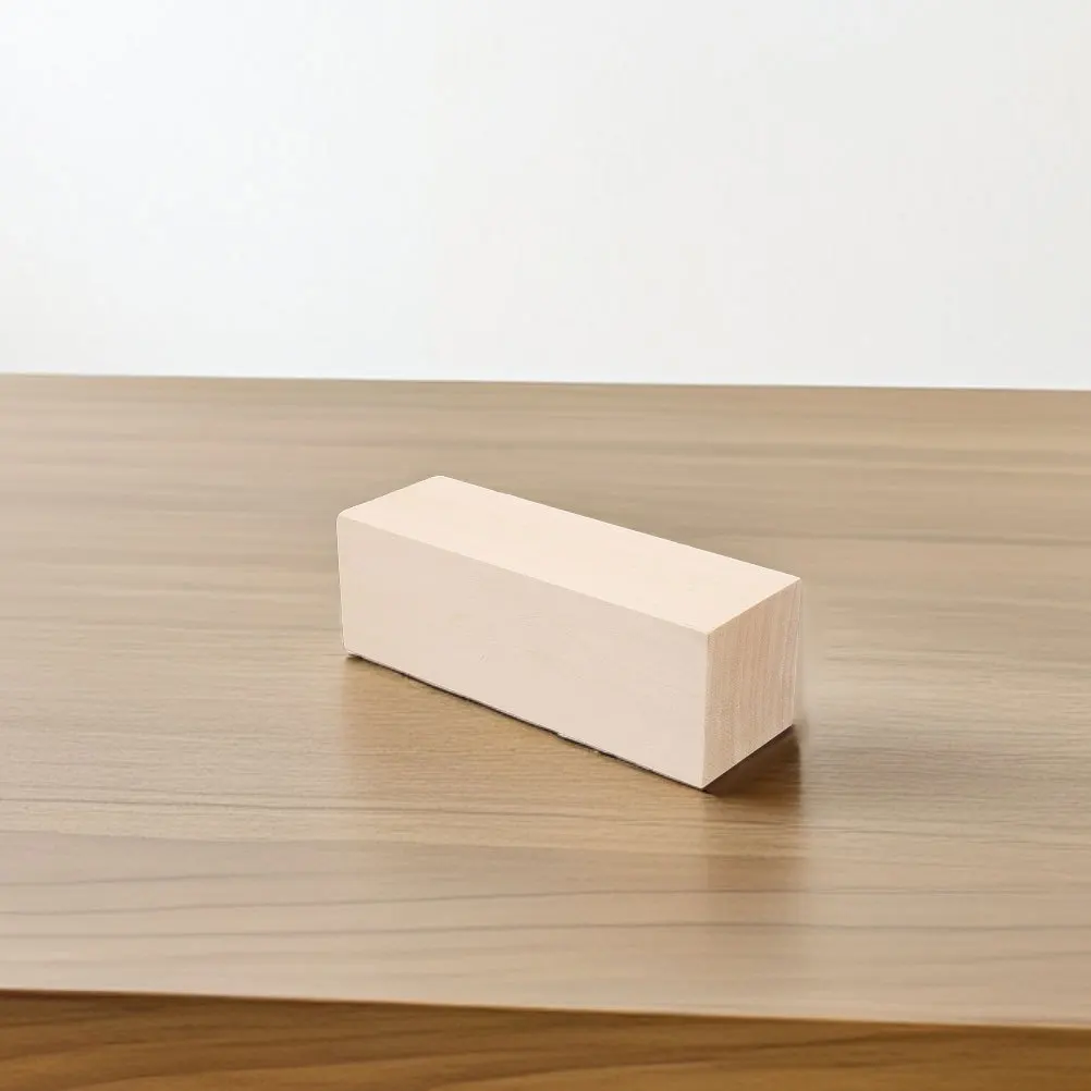 3 قطعة كتل الخشب لتقوم بها بنفسك الحرفية نحت لمجموعة خشبية فارغة لمشاريع اليدوية مبتدئين الخشب غير المكتمل للتبييض #6