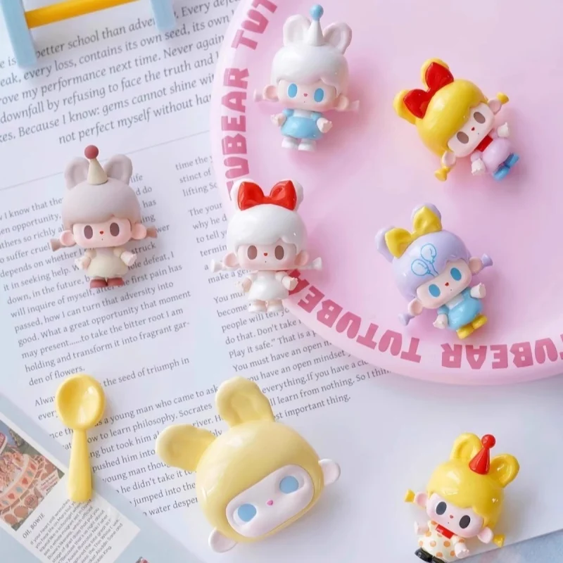 Blind Box Kaninchen Bär Niedliches Mini-Spielzeug Trendiges Spielzeug Kindheit Vergnügungspark Design Schönes Geschenk TUTUBEAR Zweite Generation