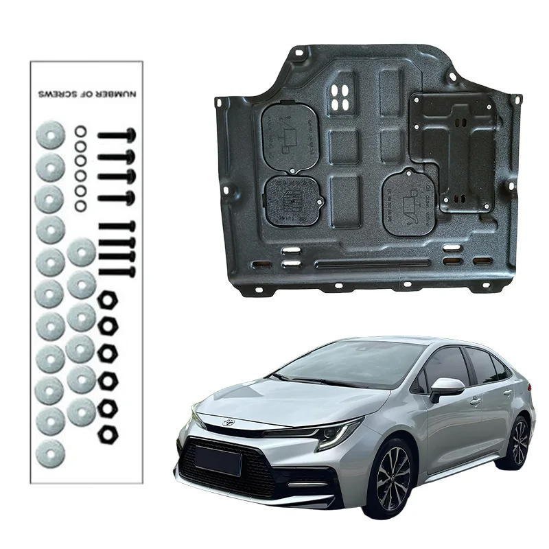 Exact Fit 3D Scanned Underbody Guard Engine Protection Plate Assurance For  Toyota Corolla 2019-2024 1.5L 1.2T 1.8L