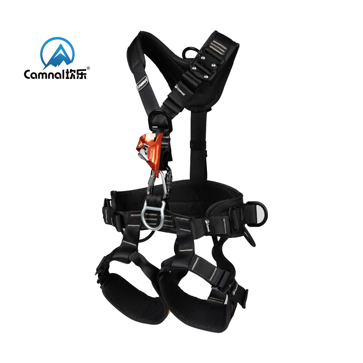 

Canmal High-Strength Polyester+Steel Climbing Harness – Adjustable Full-Body with Quick-Release & Anti-Fall Protection
