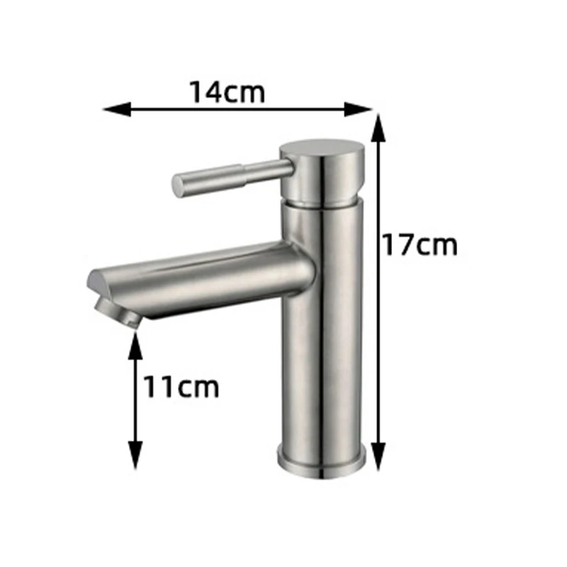 Cuba Gourmet Single Handle Washbasin Tap for Bathroom