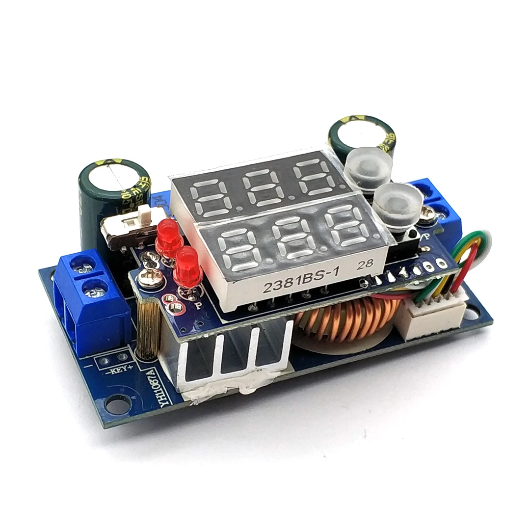 Controlador de Panel Solar 5A MPPT, DC-DC, 6-36V, reductor Buck CC/CV, módulo de carga Dual/Singa, pantalla LED, controladores reguladores