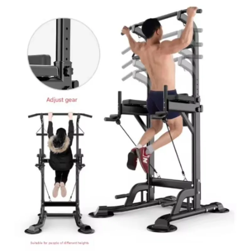 Home Fitness Equipment Indoor Horizontal Bar Multi-function Single and Double Bar Pull-up Machine