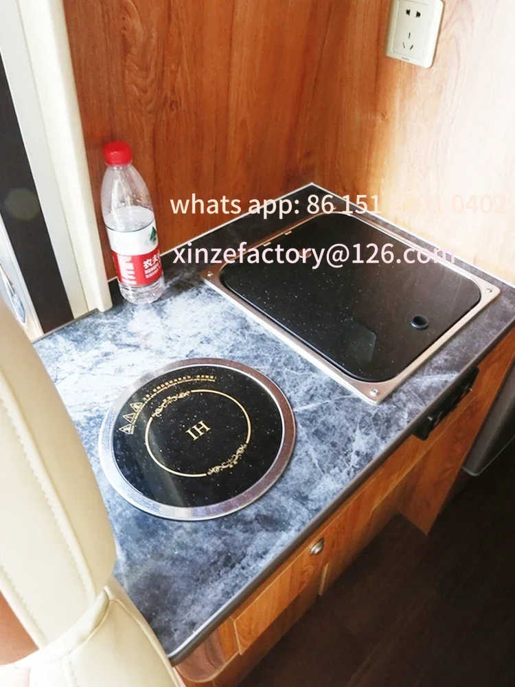 Customizable Trailer Modification Accessories Kitchen round Car Embedded Induction Cooker