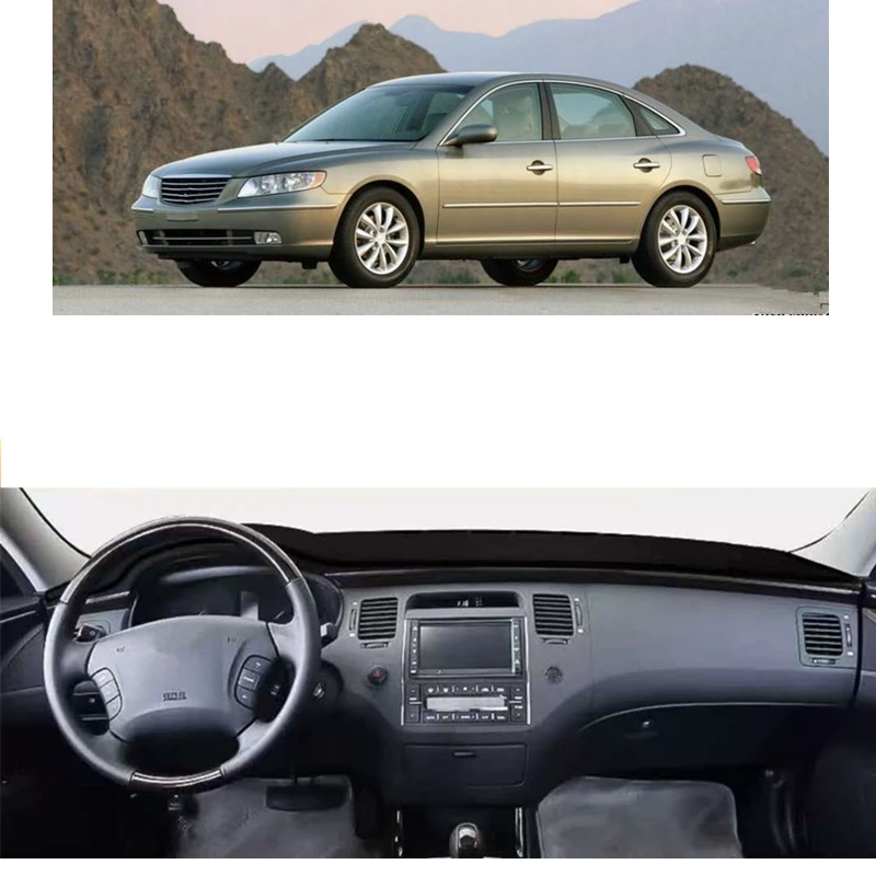 

Автомобильные аксессуары для Hyundai Grandeur Azera 2006-2009 2010 2011: Коврик-накладка на приборную панель, защита от УФ-излучения, солнцезащитный коврик, коврик-шторка, ковер для приборной панели