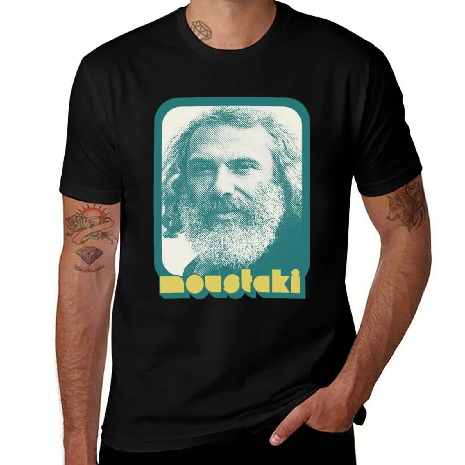

Georges Moustaki T-Shirt tops tees anime figures plain black t shirts men