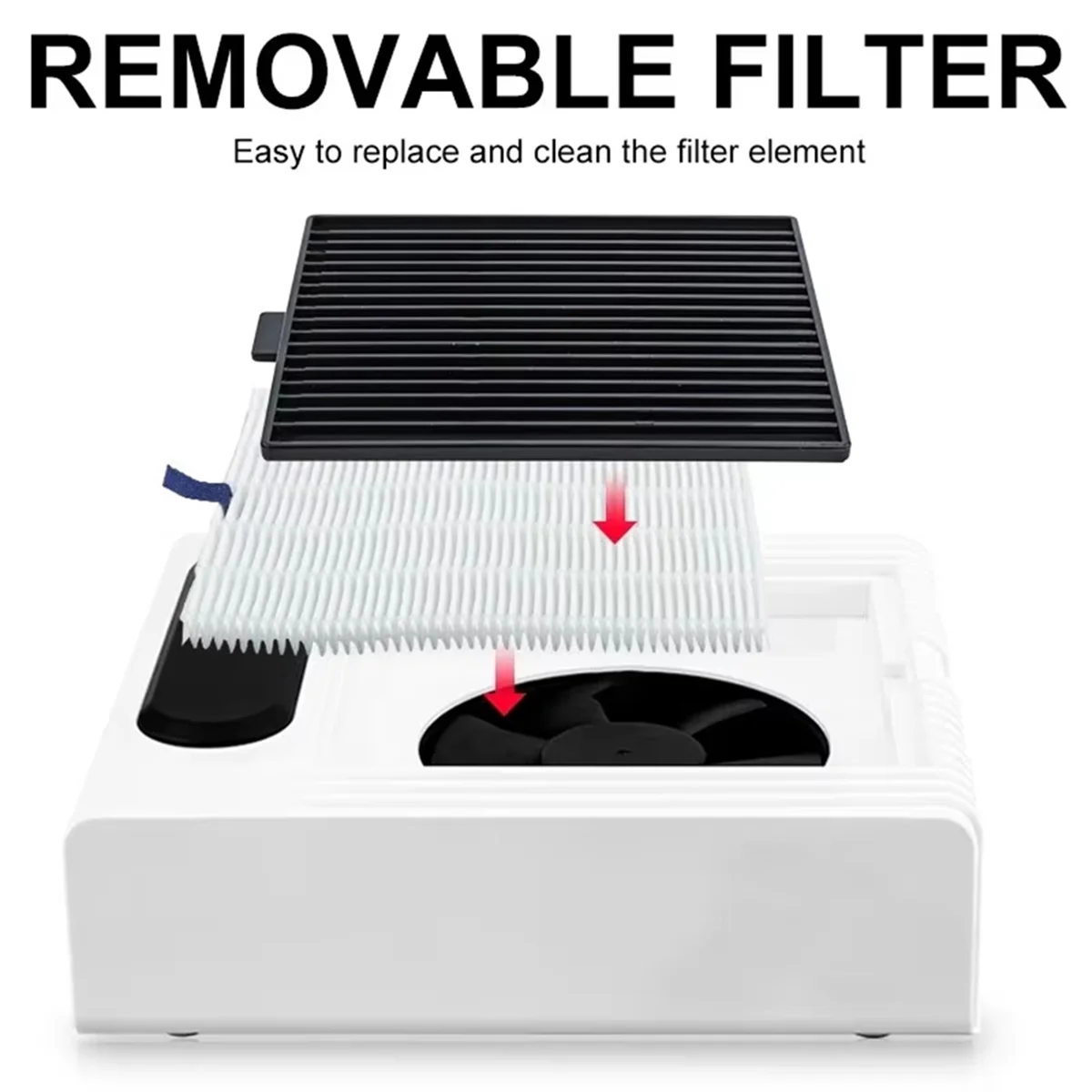 

80W Powerful Nail Dust Collector for Manicure Nail Vacuum Cleaner Fitter Nail Dust Fan Manicure Salon Equipment EU Plug