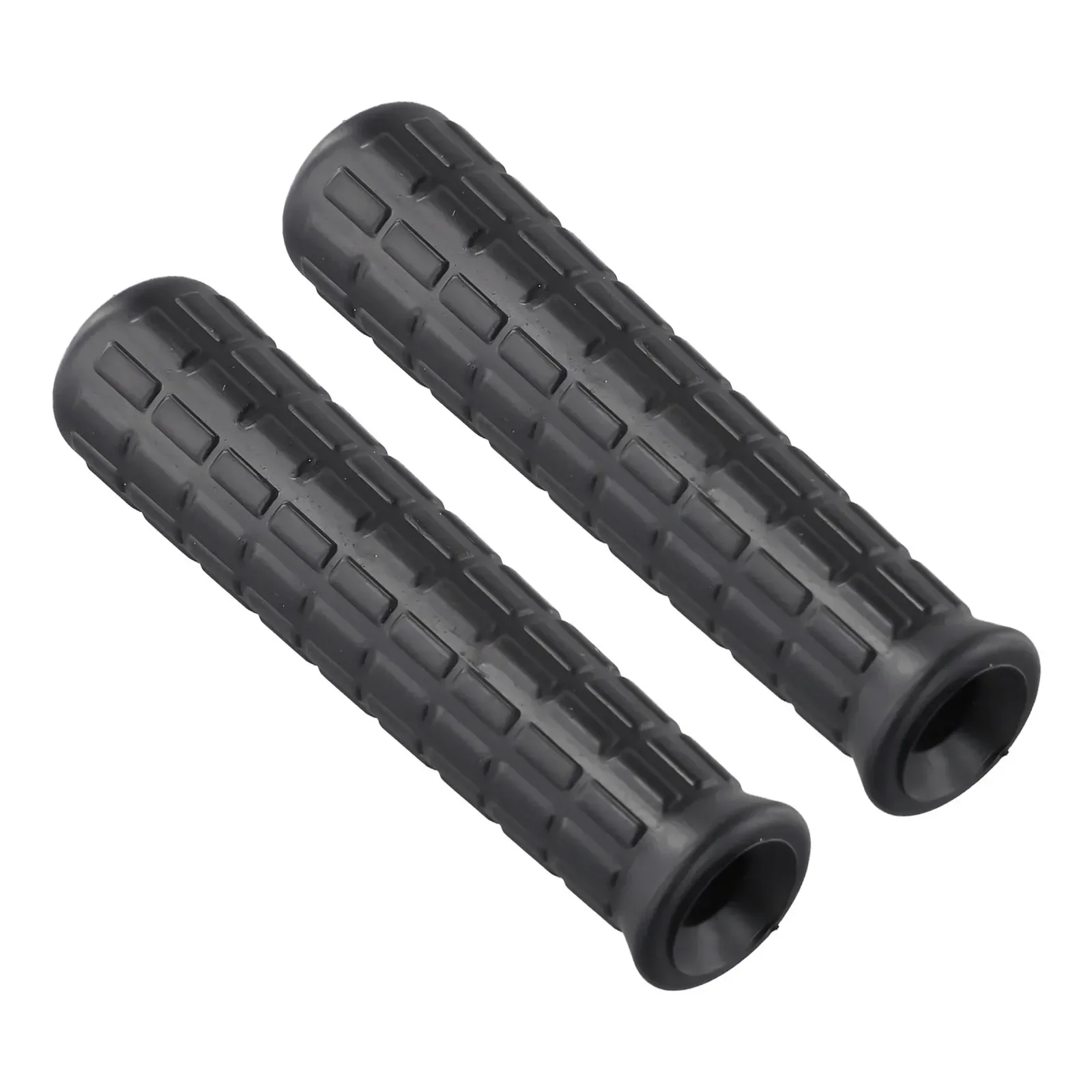 2Pcs Black Wheelbarrow Rubber Handles Round Tubes Replacement Universal Handles Weatherproof 122/144cm 12-32mm Handle Cover