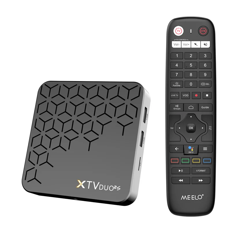 TV Box XTV DUO2S Stalker2 Player Amlogic S905W2 2GB 16GB Doble WIFI Android 11 con Control Remoto BT y Aplicación Mytv para TV por Internet
