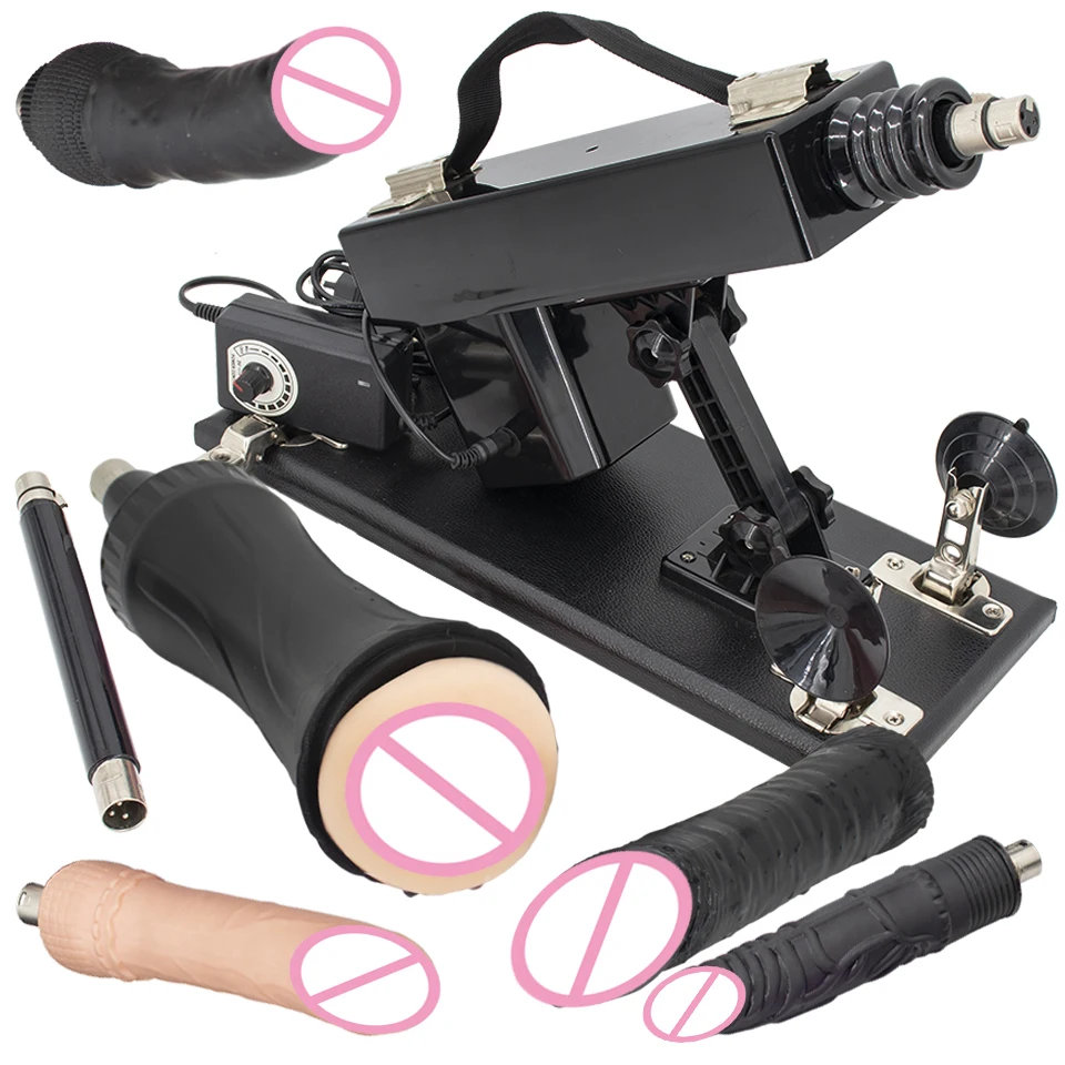 FREDORCH Automatic Female Masturbation Pumping Gun Sex Machine for Adults with Big Dildo 3XLR - Sex Toy for Women