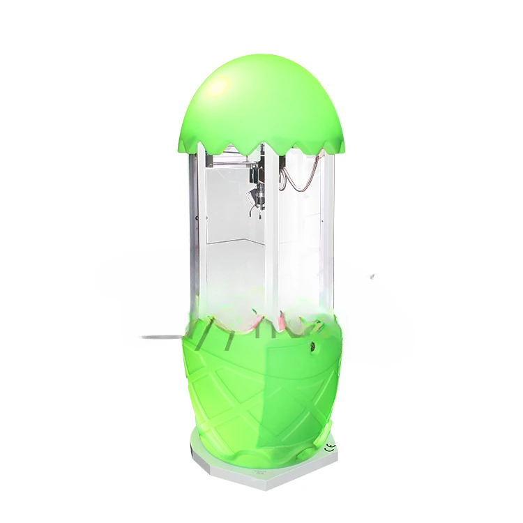 Entertainment coin operated claw machine toy catcher with bright led light