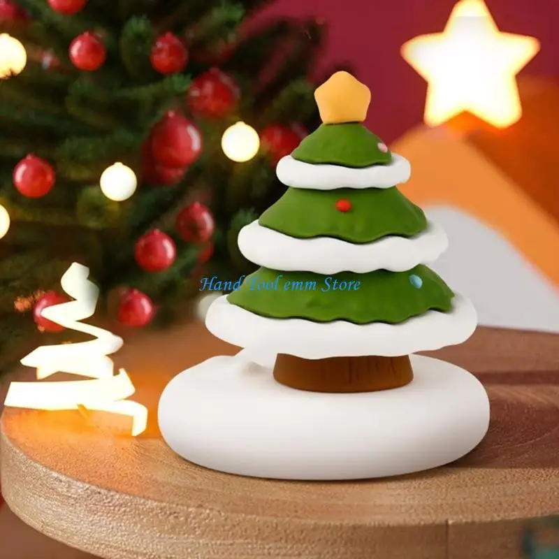 حامل هاتف H37F لأجواء العطلات مع زينة سانتا ورجل الثلج لحفلات عيد الميلاد والديكور المنزلي #5