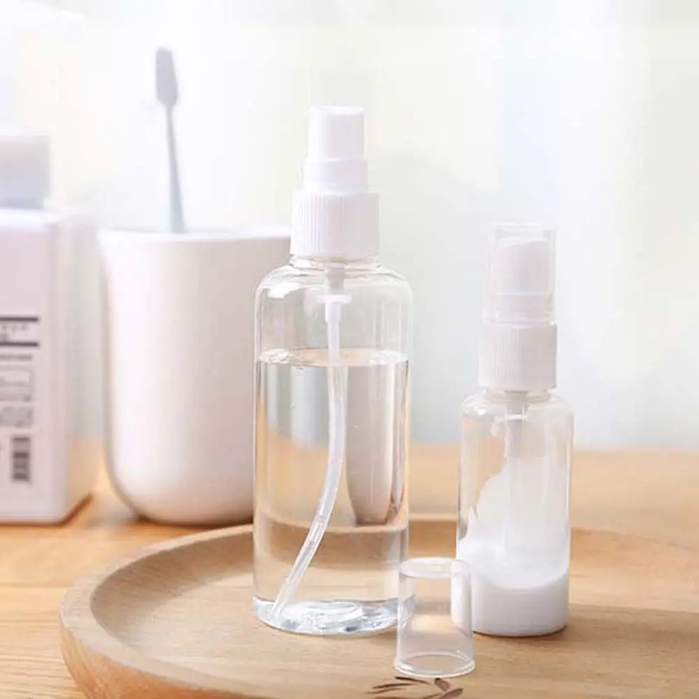 Leere transparente Parfümflasche, Spülspray, Make-up, Kunststoff-Zerstäuber, nachfüllbare Flaschen, kosmetisches Sprühgerät, Sprühflasche