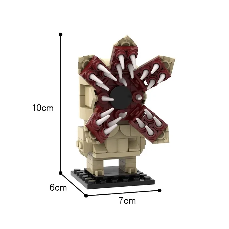 Bricklink MOC 40549 Strangers TV Movie Action Figures Brickheadz Sets Demogorgon Monster Building Blocks Kid Toys Christmas Gift