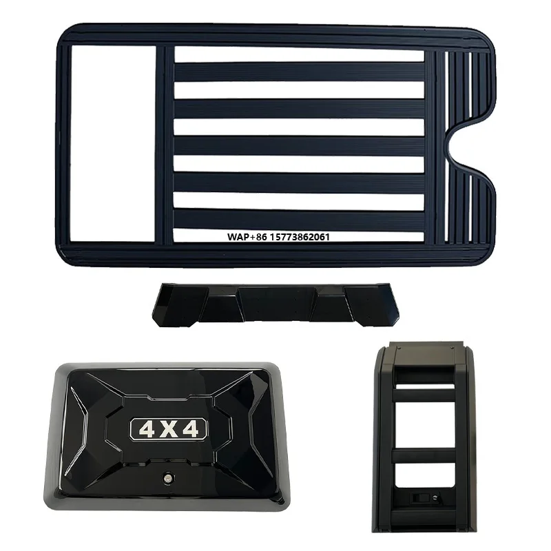 Aluminum Alloy Car Roof Rack Kit with Ladder and Side Box Easy Installation Above 100kg Load Capacity