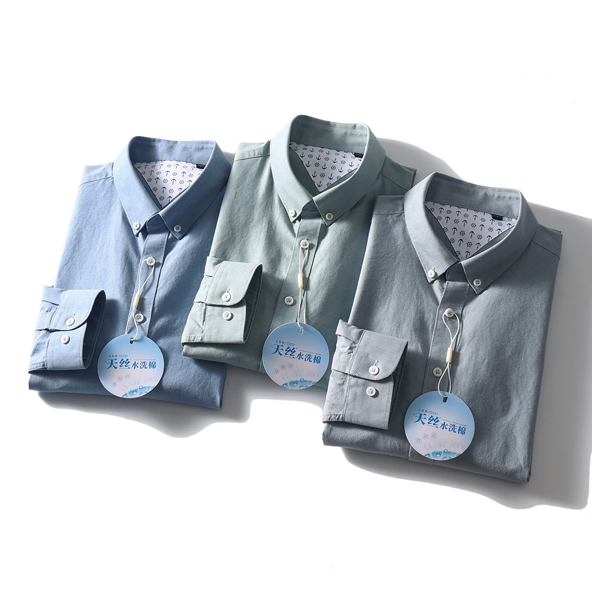 

Japanese Sle Men's Long Sve Waed Cotton Silk Casual irt Stand Fit Faion Urban Youth Summer Breathable irt