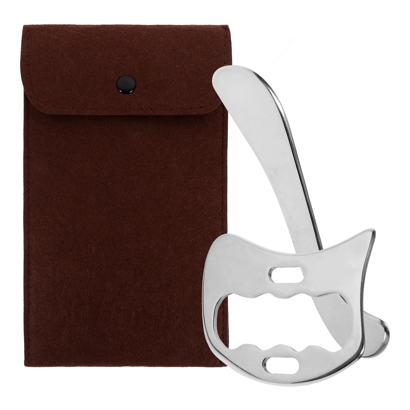 

2 Pieces Scraper Tool Stainless Steel Massager for Body Face Neck Hand Feet Care Scraping Tool Use