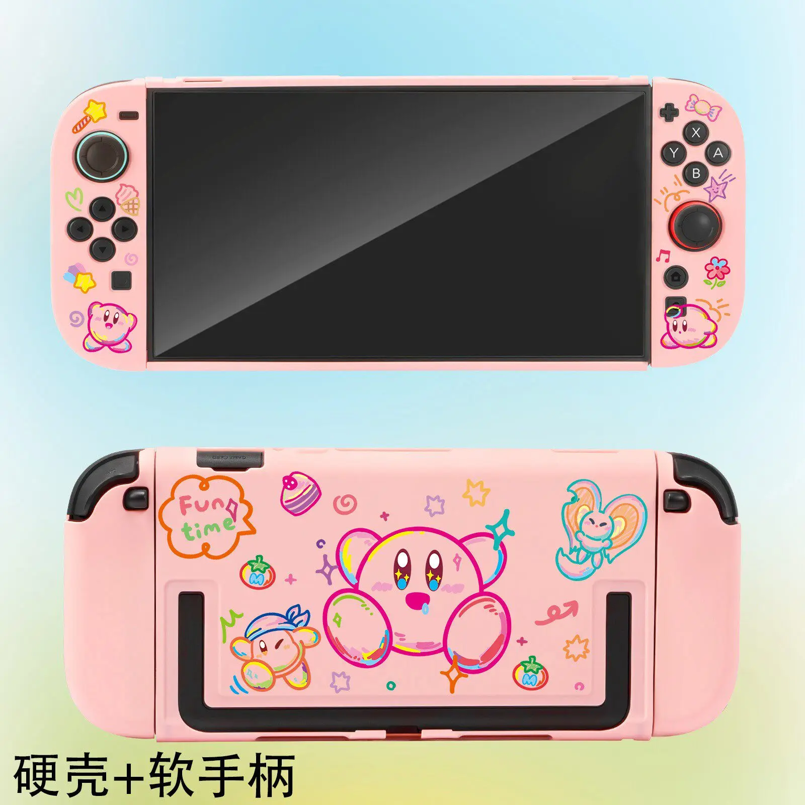 Kirby Protective Hard Case For Switch 2 Skin Friendly Split Joy Con Controller Cover Ns2 Gaming Accessories In Stock view 2