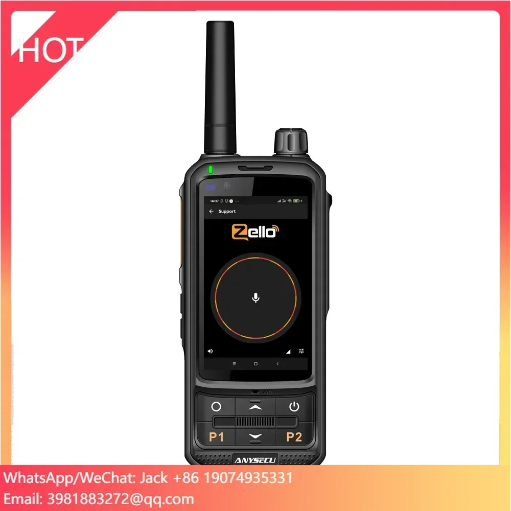 500KM Talk Range Zello Radio PTT 3G 4G NETWORK Radio A970S WIFI Walkie Talkie Push To Talk Mobile Phone