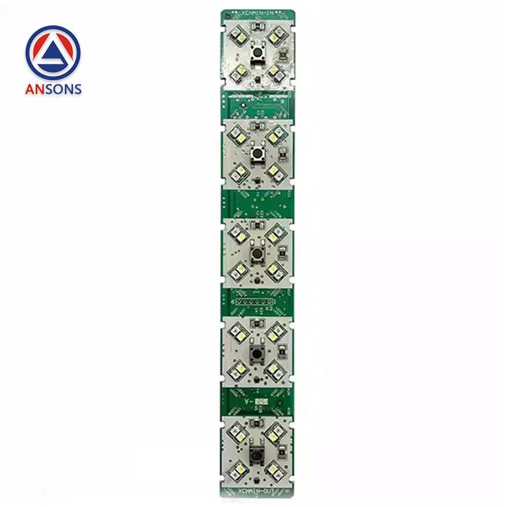 57618272 57618247 3600 مصعد سيارة زر PCB 5 اتصال زر مجلس Ansons قطع غيار المصاعد