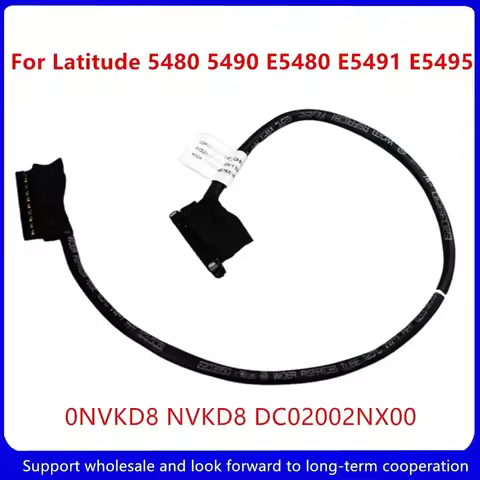 New For Kailxuling Latitude 5480 5490 E5480 E5491 E5495 Laptops Battery Cable NVKD8 0NVKD8 DC02002NX00