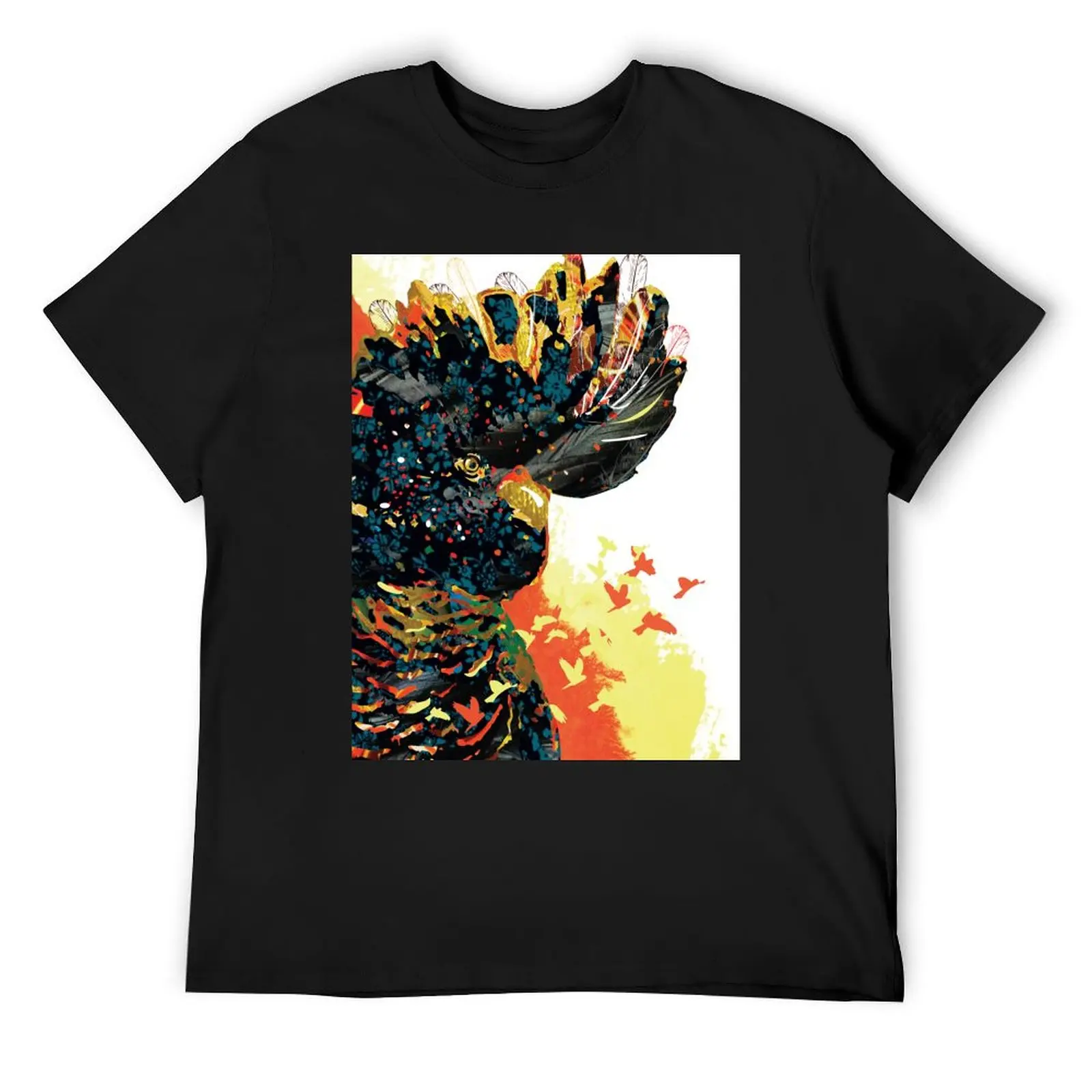 

Torquay Black Cockatoo T-Shirt vintage anime shirt man t shirt aesthetic clothes tee shirts for men