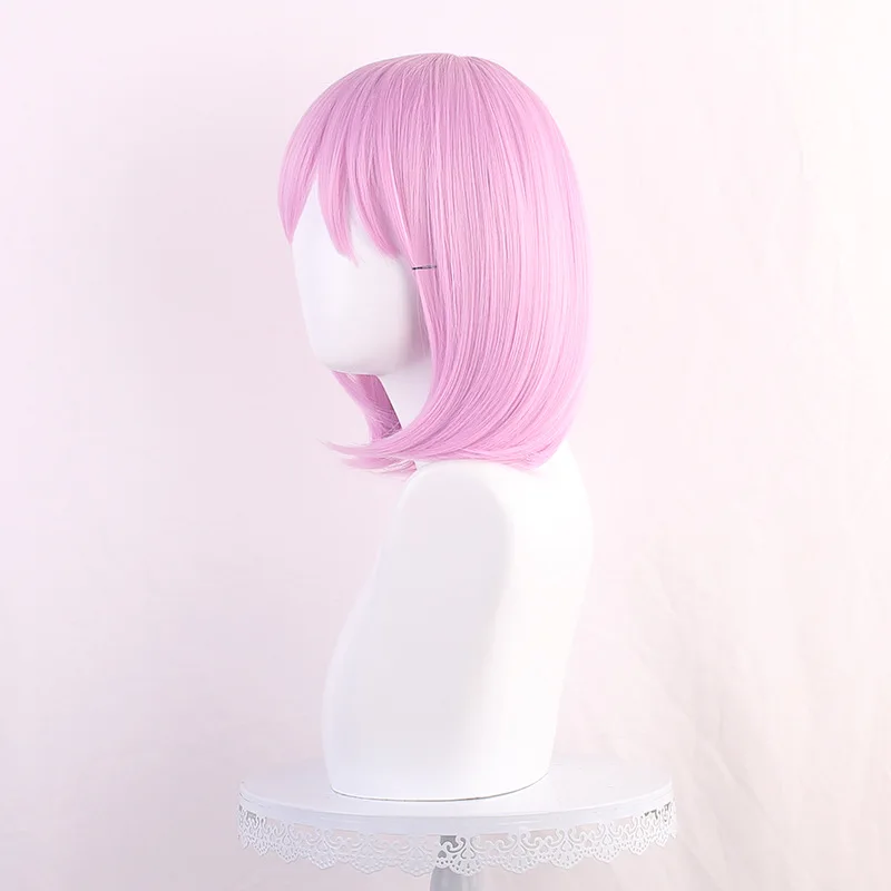 SPY×FAMILY フィオナ パープルピンク ショートウィッグ ナイトベール コスプレウィッグ