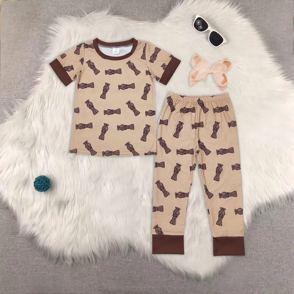 9.13 Kids Clothes Boys Baby Boys Camo Duck Call Shirt Pants Bamboo Pajamas Clothes Sets
