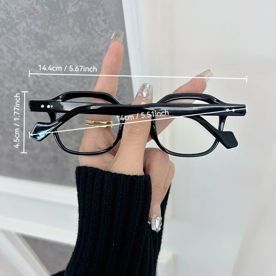 Vintage Square Glasses Women Men Brand Fashion Retro Eyeglasses Frame Male Clear Lens Unisex Outdoor Transparent Lens Gafas