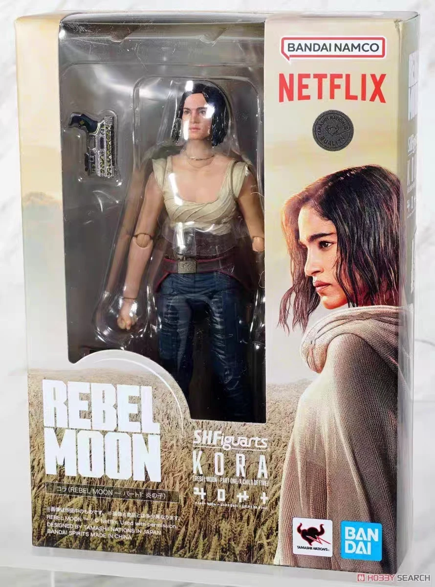 En Stock, Original S.H.Figuarts SHF Kora REBEL MOON Parte 1, A Child of Fire, Figuras de Acción Coleccionables de Anime, Juguetes Modelo