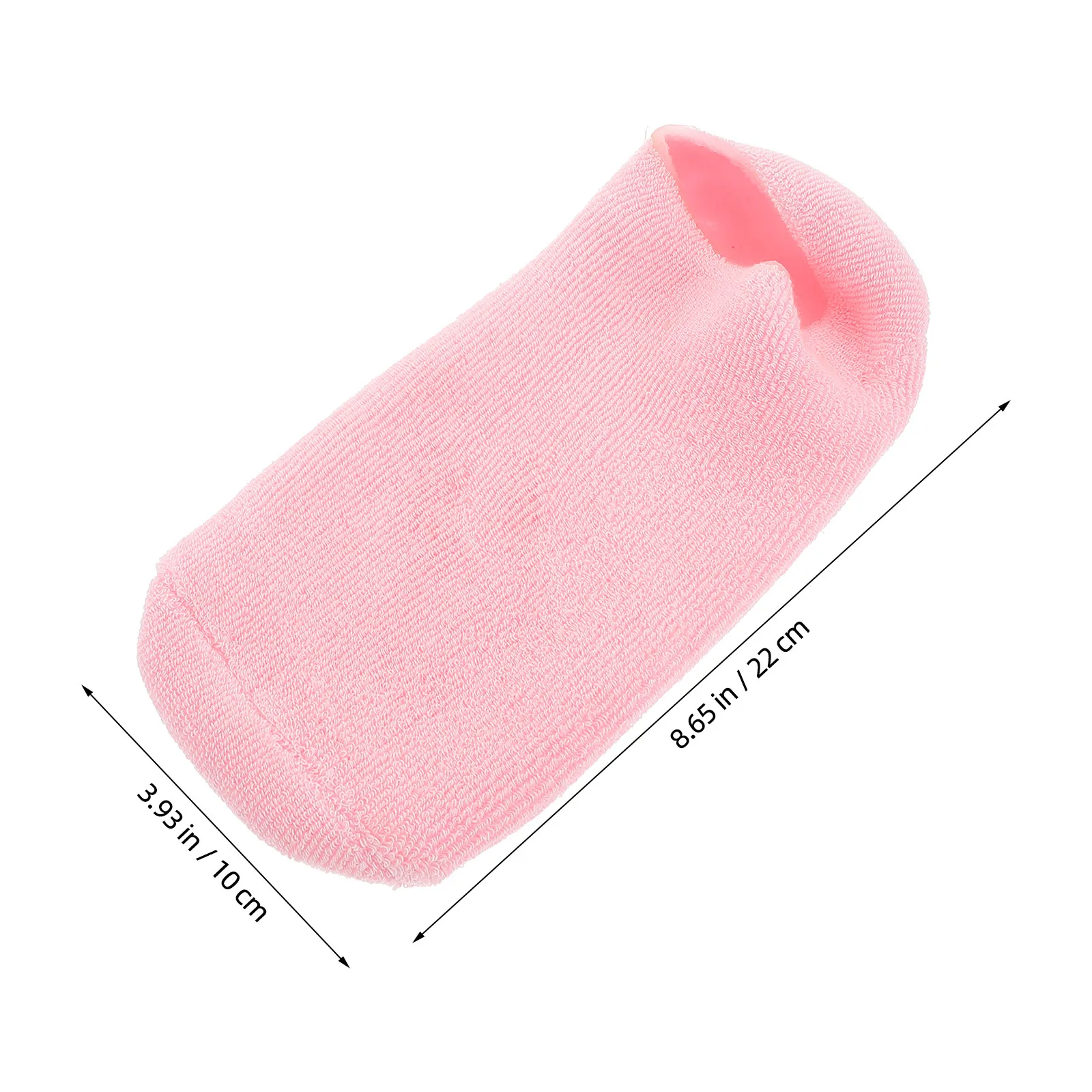 1Pairs Silicone Moisture Socks for Feet Hydrating Cracked Heel Repair Softening Foot Care Gel Dot Non Slip Cotton Yarn Foot Spa view 4
