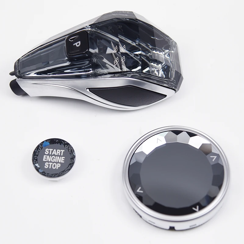 

Crystal Gear Shift Knob Set of 3 for X5 G05 X5 E70 E71 X3 G20 G21 G28 F10 F30 F20 G01 G08 G02 G30 G29 G22 Chassis Car Parts