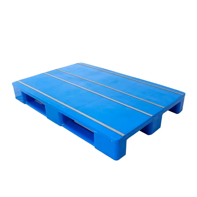 

Heavy duty single-sided euro pallets with 4-way inlet HDPE and PP materials for efficient warehouse storage