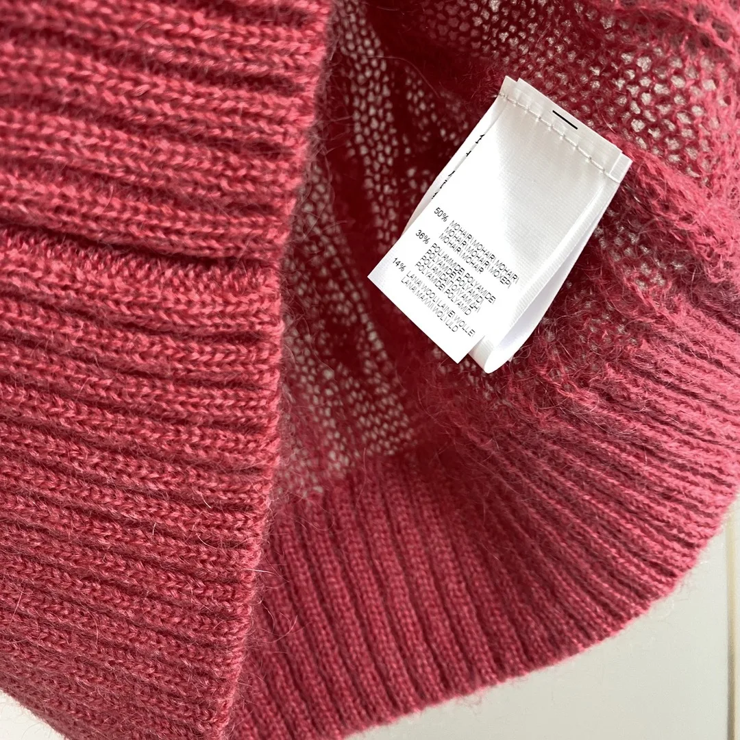 2025 Primavera y novedad de verano, jersey que combina con todo para ir al trabajo, cuello redondo, encaje de cáñamo retorcido, chaleco tejido sin mangas