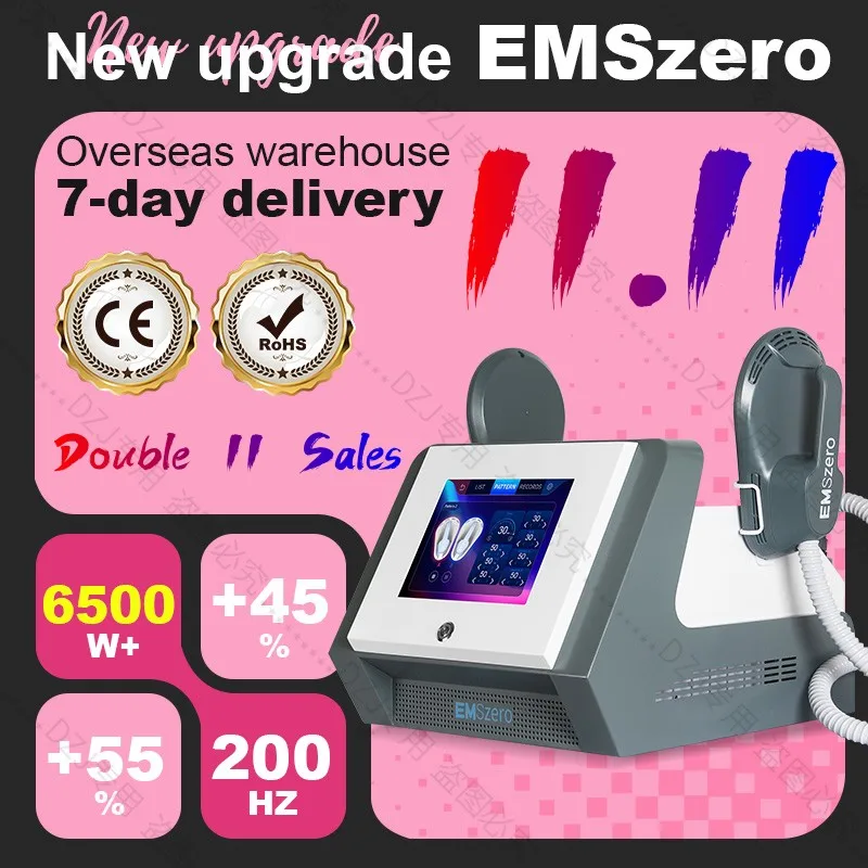 Double 11 Sales EMSzero RF Machine EMS Body Sculpting Machine Professional Slimming Shaping Non-invasive ABS Muscle Stimulator