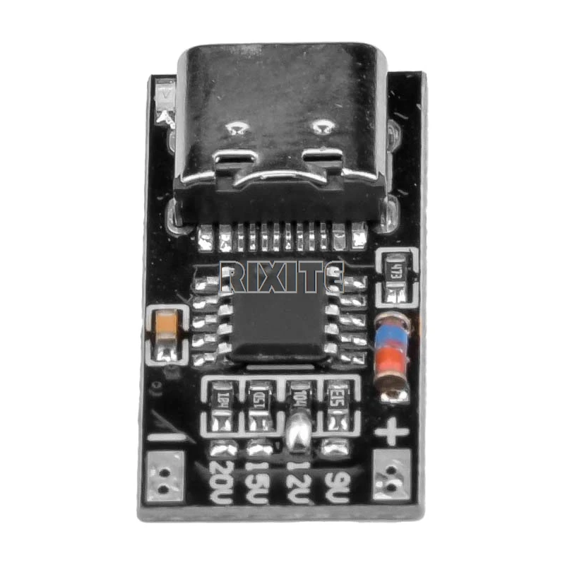 USB 부스트 전원 공급 장치 변경 모듈 충전기 보드, C타입, PD2.0, PD3.0, 고속 충전 트리거, 폴링 감지기, 1-10 개
