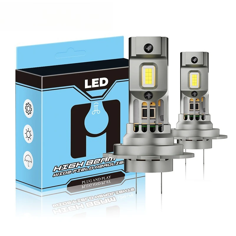 

D8S H7/H4 Plug & Play LED Headlight Bulbs Cooling Fan Focused Beam Hot Selling Car Accessories Tools