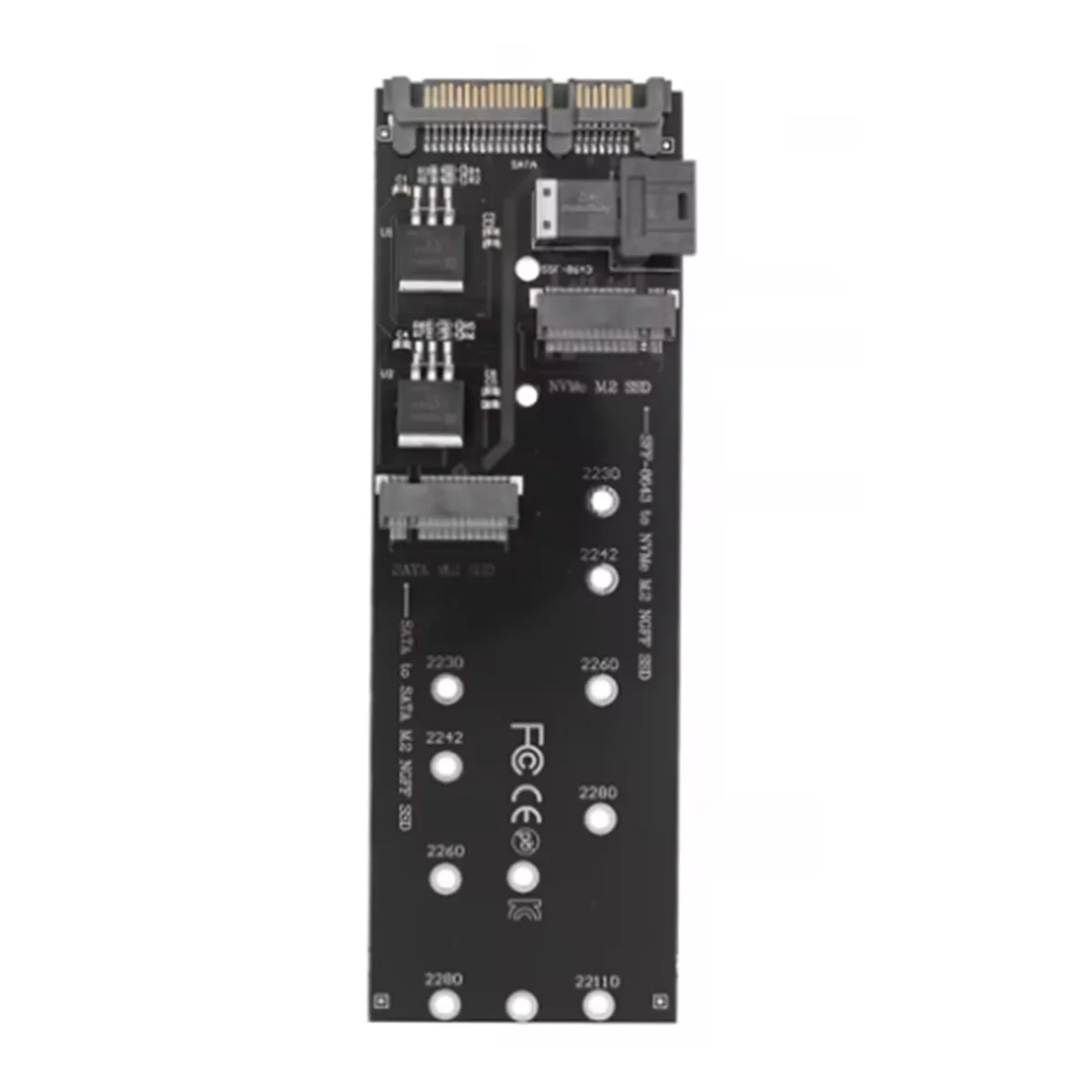 AC1239★♠◐NGFF M-Key to Slimline SAS NVME PCIe 22Pin SATA Adapter SSD Converter Fit for Laptop Desktop Mainboard