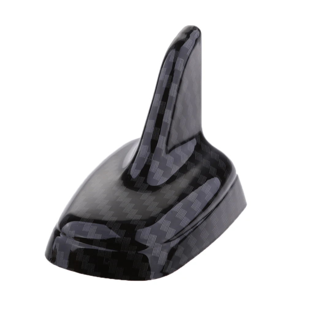 Car Rear Top Shark Fin Shape Antenna Decoration Easy to Mount High Quality Plastic Self-adhesive Waterproof