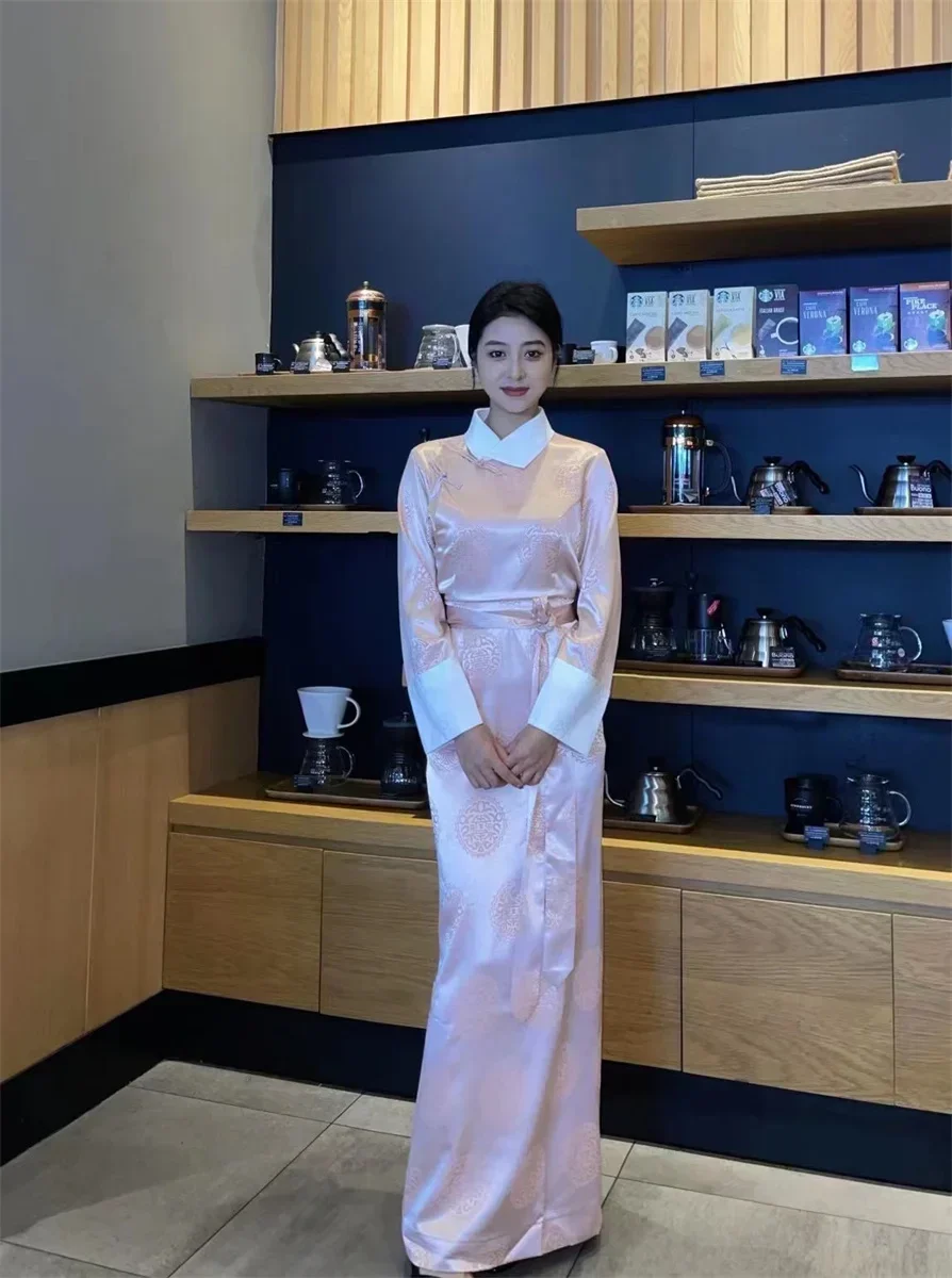 Tibetan Pola skirt, women's clothing, ethnic minority dance costumes