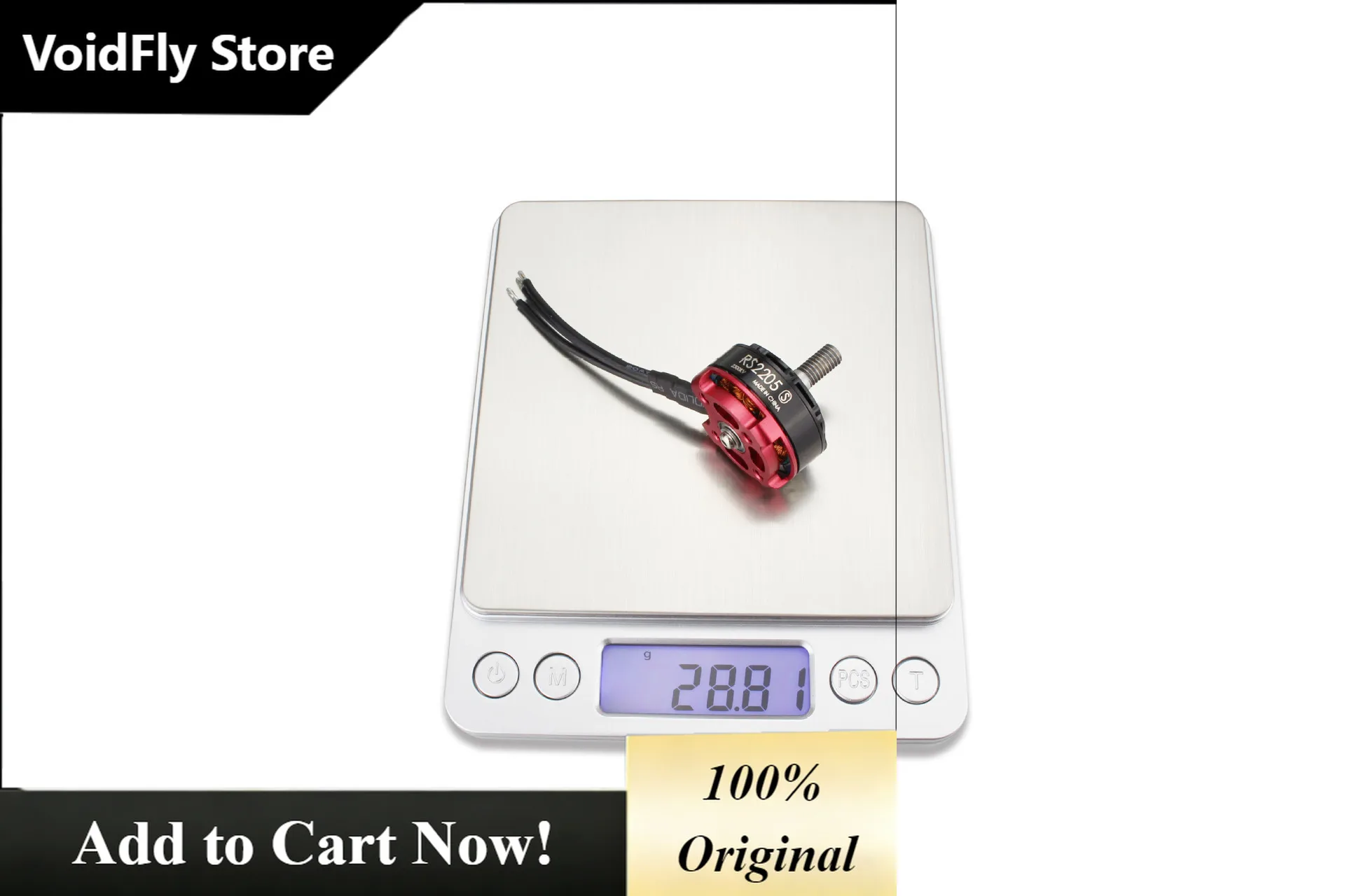 VoidFlyEmax RS2205 S 2300KV 2600KV Racing Brushless Motor For FPV Drone Multi Axis Quadcopter
