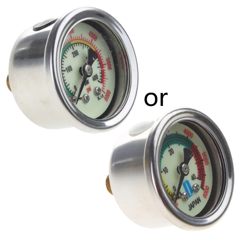 Universal 0-6000/0-40MPa Pressure Gauge Manometer High Pressure Assembly Used for Motorcycle Auto Easy Installation