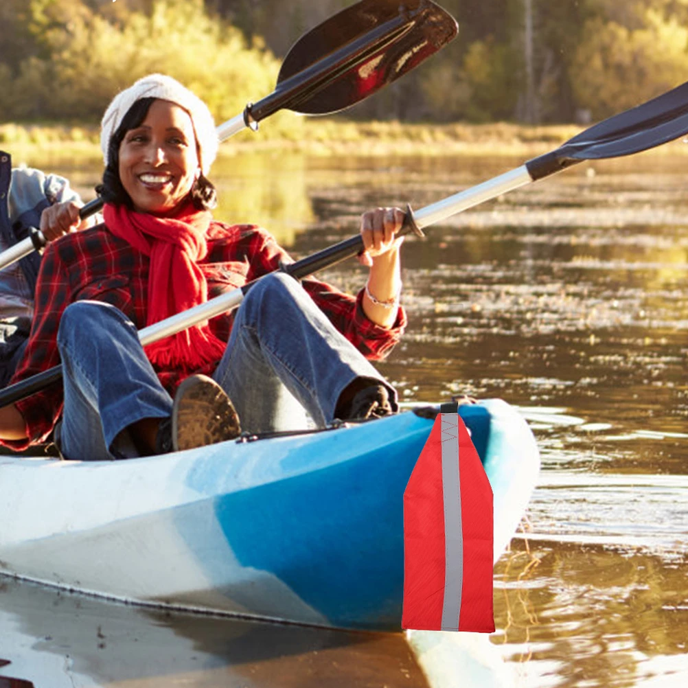 2 قطعة أعلام سلامة كاياك عاكسة أكسفورد القماش سحب الملحقات الزورق تحذير أعلام السفر في الهواء الطلق علم كاياك #6