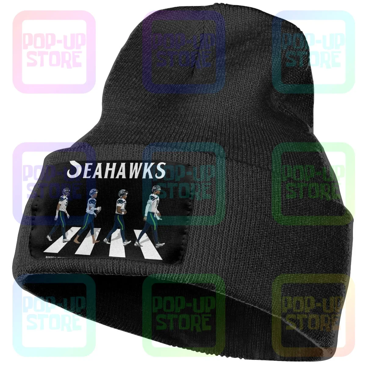 

Трикотажная Шапка-бини с надписью «The Seahawks Abbey Road»