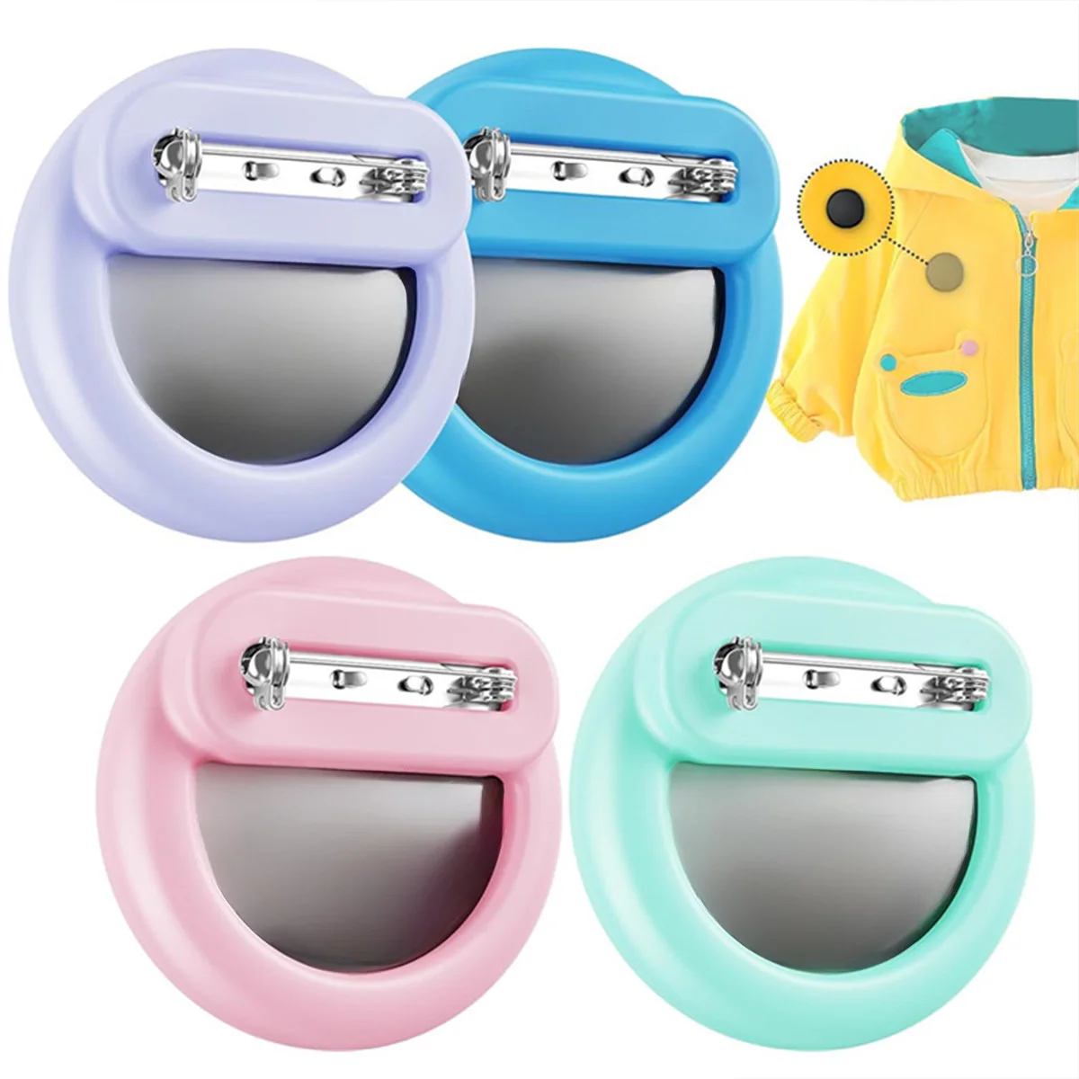 New Silicone Holder For Kids With Safety Pins GPS Tracker Case For Children Elderly Hidden Inside Clothes Shoes image 2