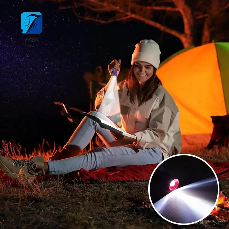 

A55F-14Pcs Mini Torch Key Ring LED Key Pendant Torch Aluminium Small Hand Lamp Torch Children For Outdoor Camping Cycling