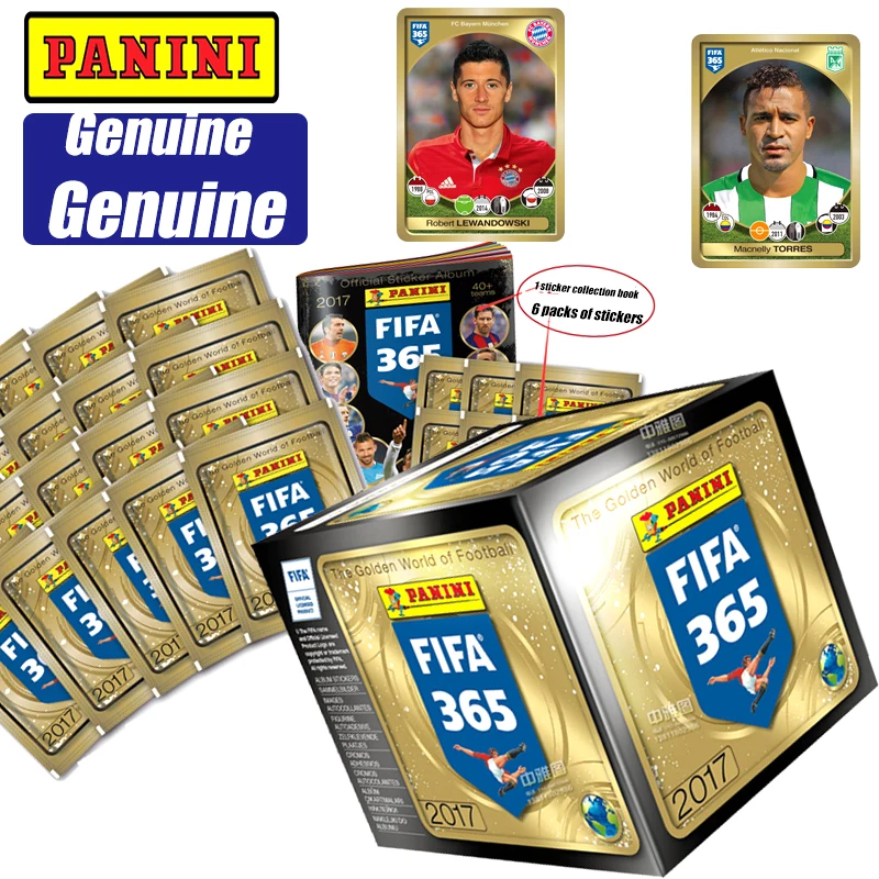 Panini 2017 Fifa365 Football Competition Limited Edition Star Collection Game Toys Sticker Boxed Manual Christmas Birthday Gift