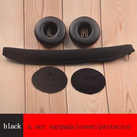 Suitable For Meizu HD50 HD 50 HIFI Headphone Replacement Ear Pads PU Leather Ear Pads Earmuff Zipper head beam protective cover