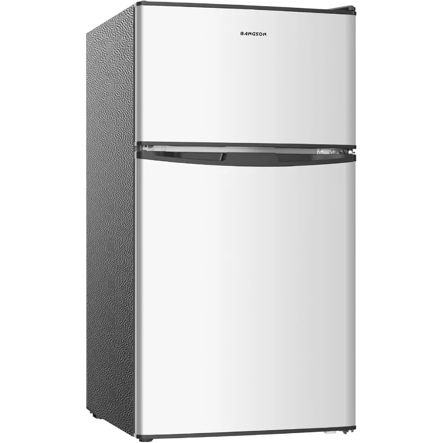 

Компактный мини-холодильник емкостью 3,2 куб. фута с морозильной камерой для квартиры, домашнего офиса и общежития: 5 настройков температуры, регулируемое охлаждение UltraQ