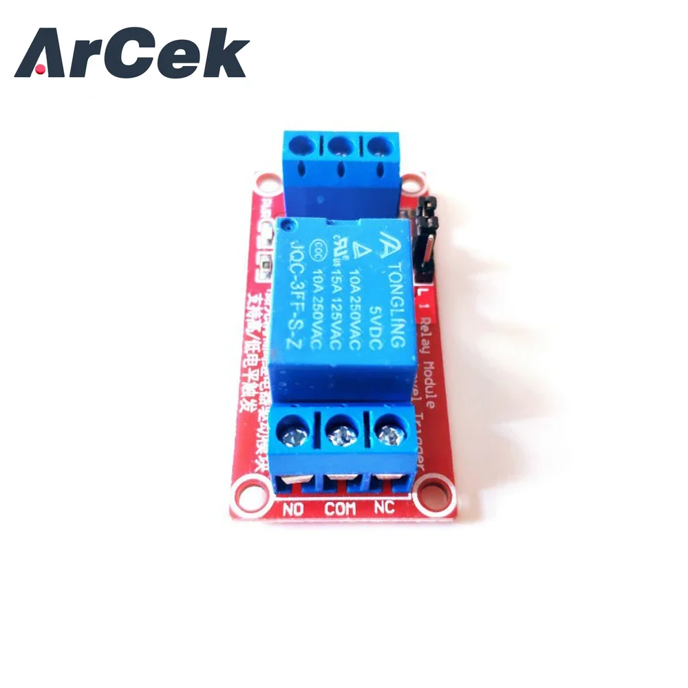 One 1 Channel 5V Relay Module Board Shield with Optocoupler Support High and Low Level Trigger